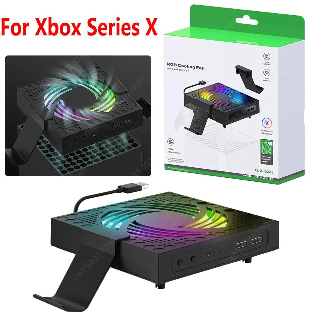 Xbox ø X ֿܼ äο RGB ð ǳ, USB  Ʈ, ð ǳ, ǳ  , 濭 ǳ